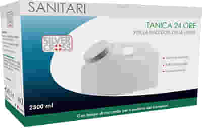 CONTENITORE PER URINA STERILE SILVERCROSS 24 ORE CAPIENZA 2500 ML