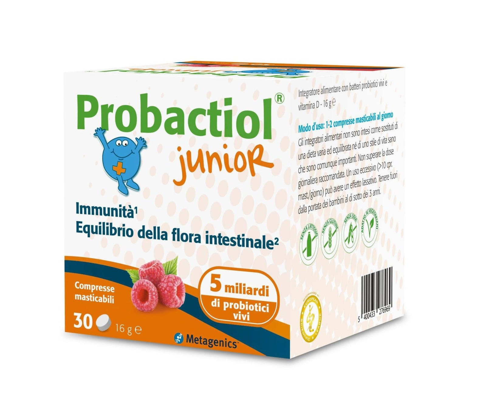 PROBACTIOL JUNIOR 30 COMPRESSE MASTICABILI NEW