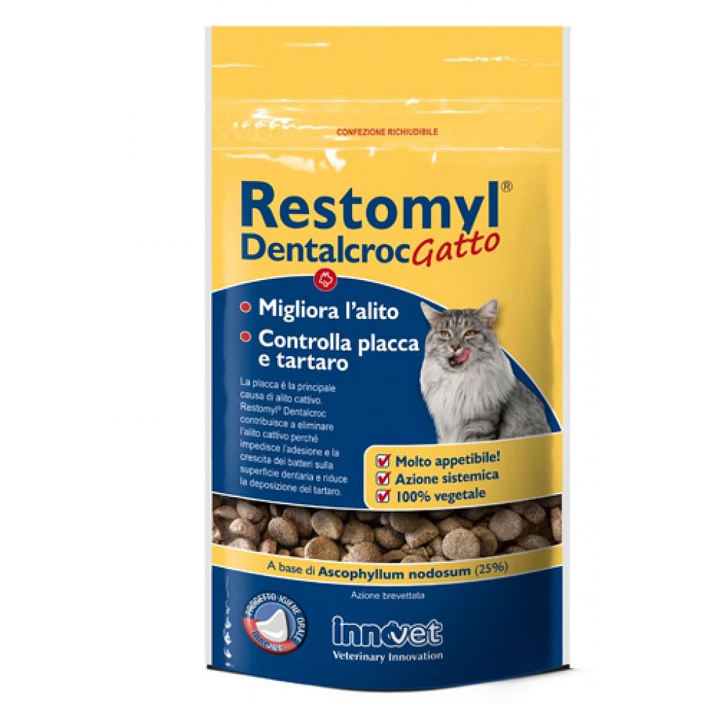 Restomyl Dentalcroc Gatto Busta 60 G