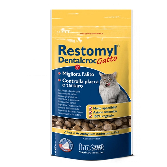 Restomyl Dentalcroc Gatto Busta 60 G