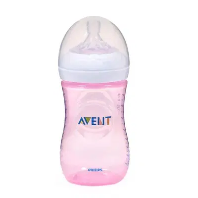 AVENT BIBERON NATURAL PP 260ML ROSA SINGLE PACK AVENT BIBERON NATURAL PP 260ML ROSA SINGLE PACK