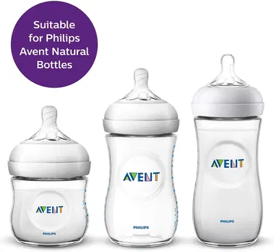 AVENT 2 TETTARELLE NATURAL FLUSSO MEDIO 3 FORI AVENT 2 TETTARELLE NATURAL FLUSSO MEDIO 3 FORI