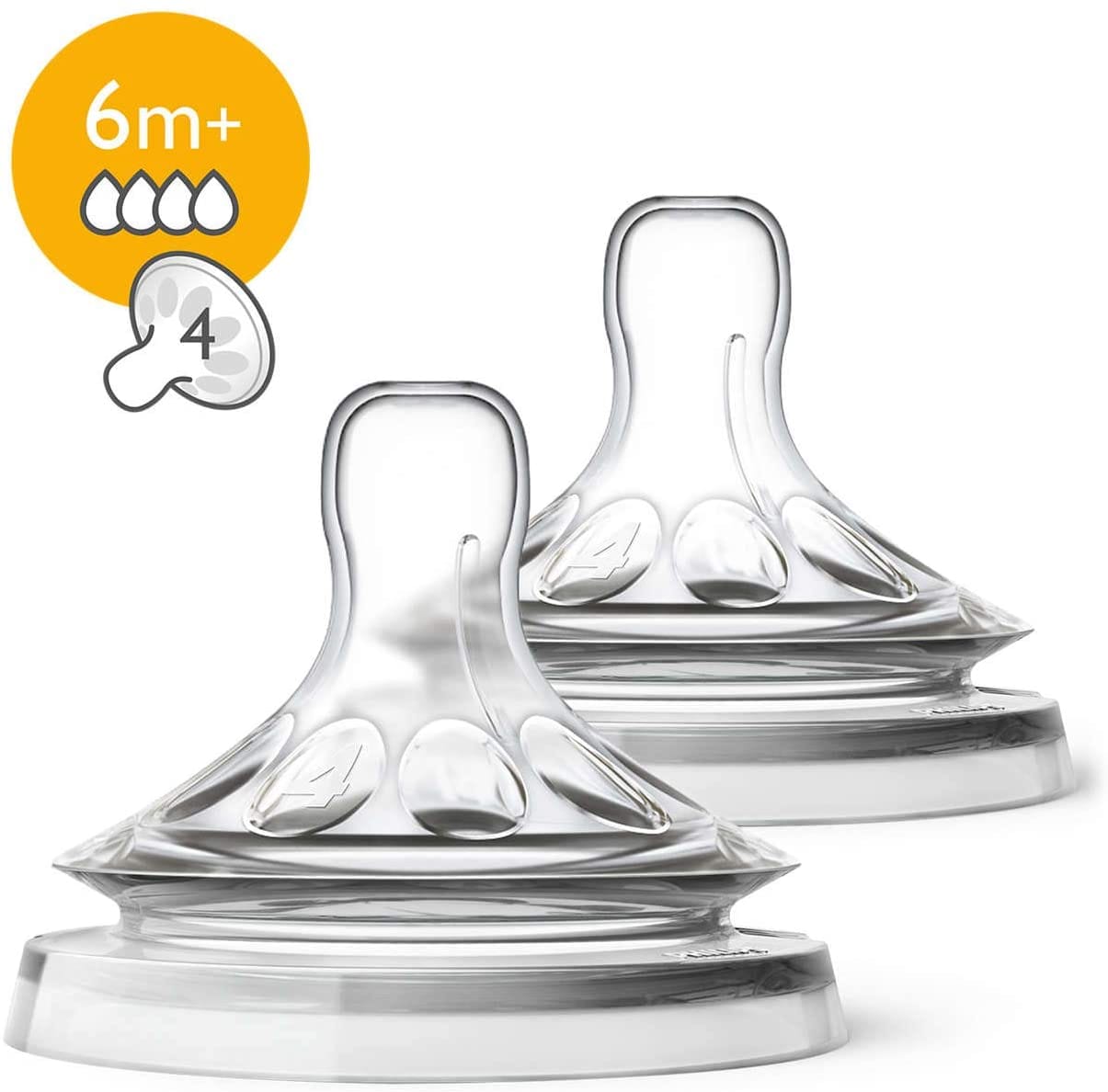 AVENT 2 TETTARELLE NATURAL FLUSSO ABBONDANTE 4 FORI