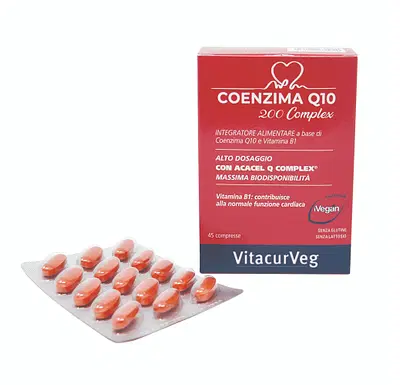 COENZIMA Q 10 200 COMPLEX 45 COMPRESSE COENZIMA Q 10 200 COMPLEX 45 COMPRESSE