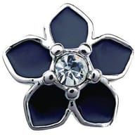 BJT969 ORECCHINI FLOWER WHITE STAINLESS STEEL