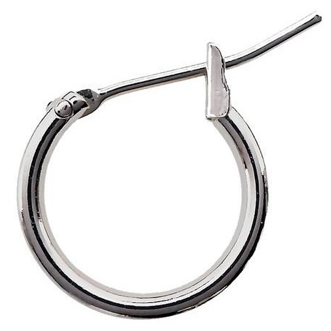 Bjt976 Orecchini Closed Hoop Stainless Steel