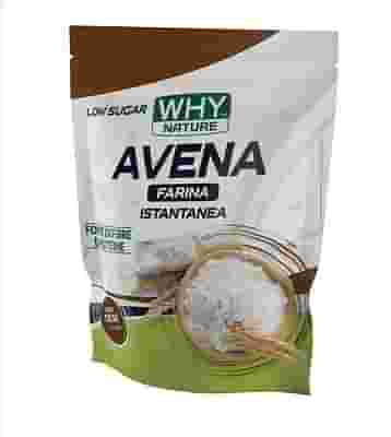 WHYNATURE AVENA FARINA ISTANTANEA BURRO DI ARACHIDI E CARAMELLO 1 KG