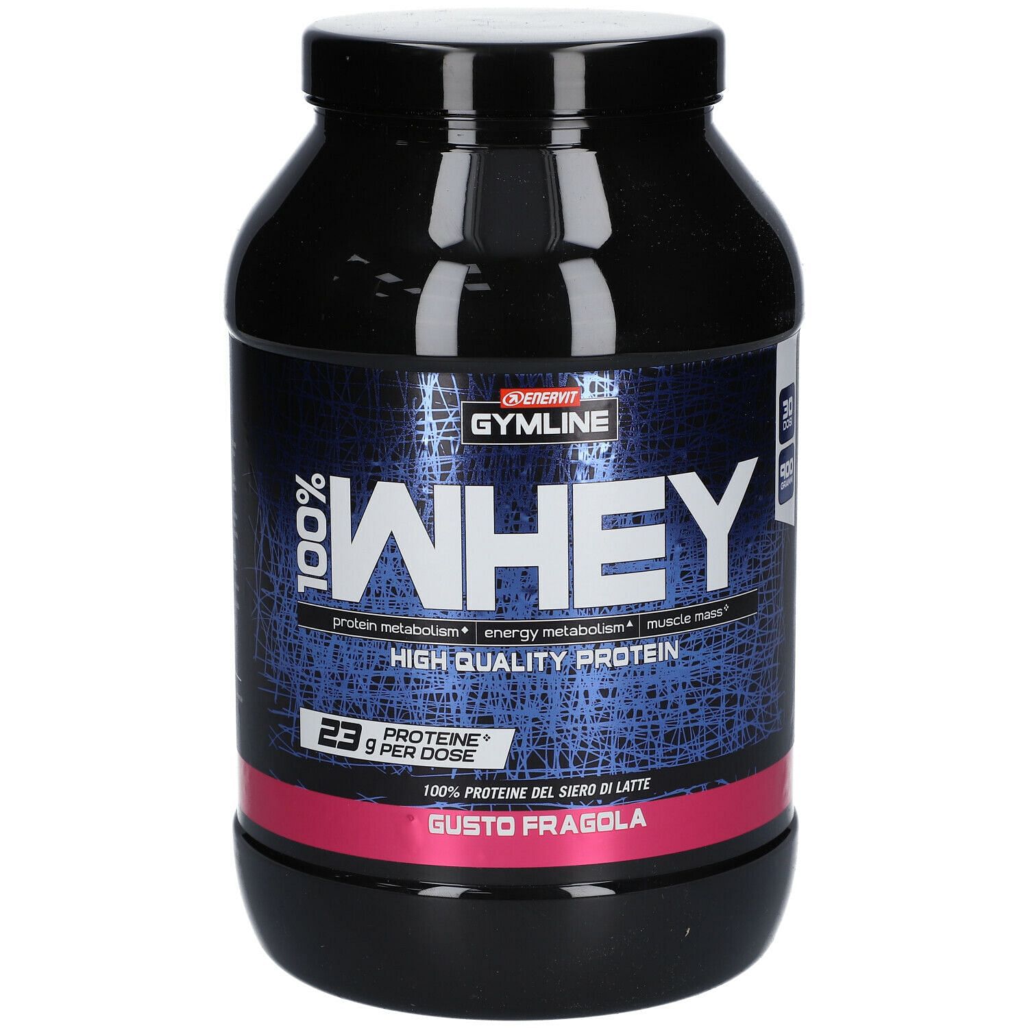 Gymline 100% Whey Concentrate Fragola 900 G