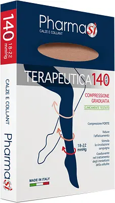 PHARMASI GAMBALETTO 140 DENARI PUNTA APERTA AMBR 3/4 PHARMASI GAMBALETTO 140 DENARI PUNTA APERTA AMBR 3/4