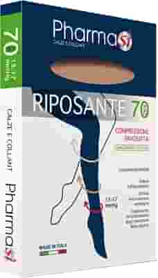 PHARMASI GAMBALETTO 70D PUNTA APERTA AMBRA 3/4