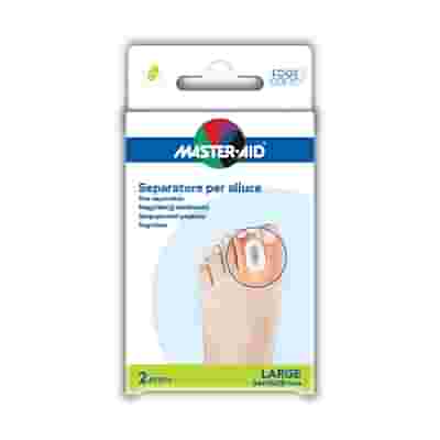 SEPARATORE DITA IN GEL MASTER-AID FOOTCARE PER ALLUCE LARGE 2 PEZZI D2