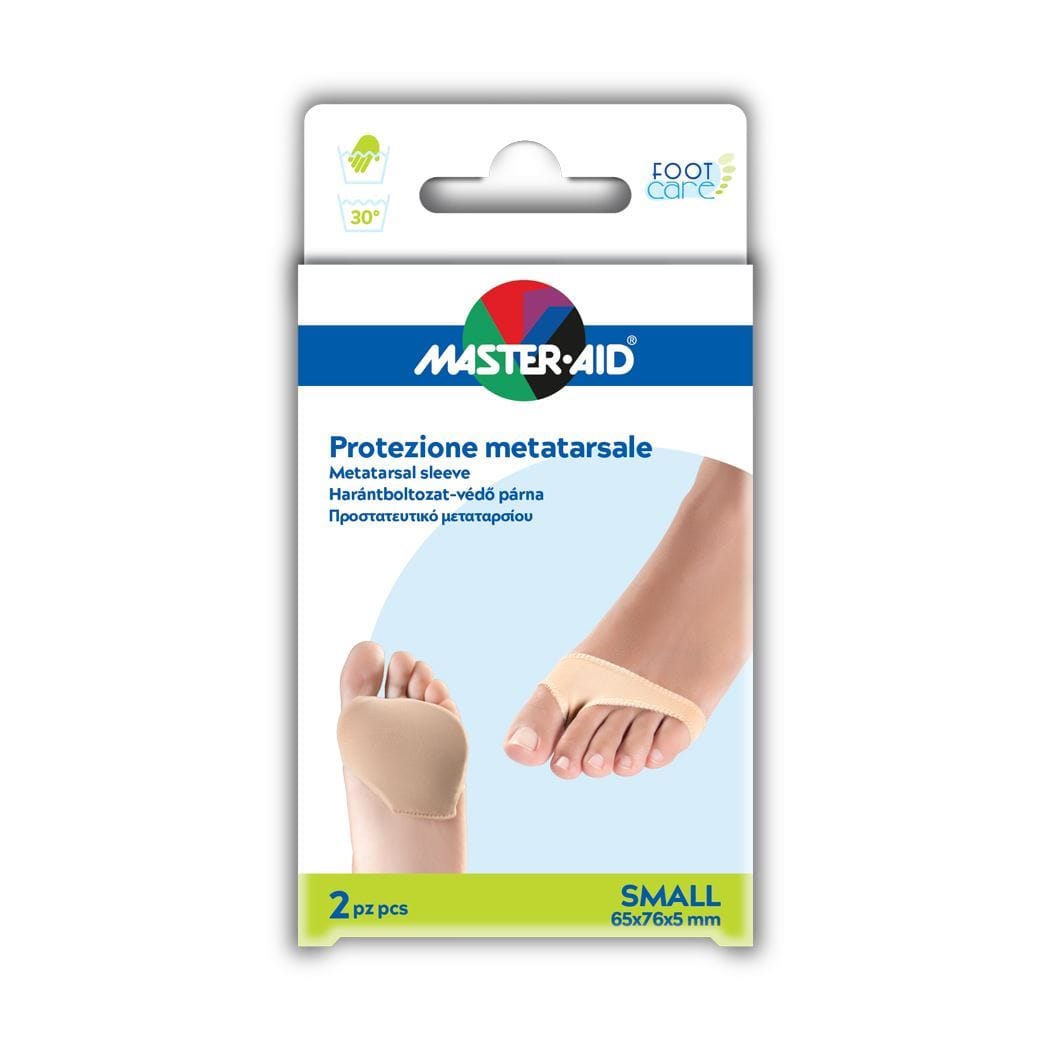 Protezione In Gel E Tessuto  Master Aid Footcare Per Metatarso Small 2 Pezzi G2