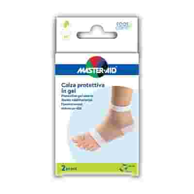 CALZA CON PROTEZIONE MASTER-AID FOOTCARE IDRATANTE IN GEL/TESSUTO PER TALLONI 2 PEZZI F1