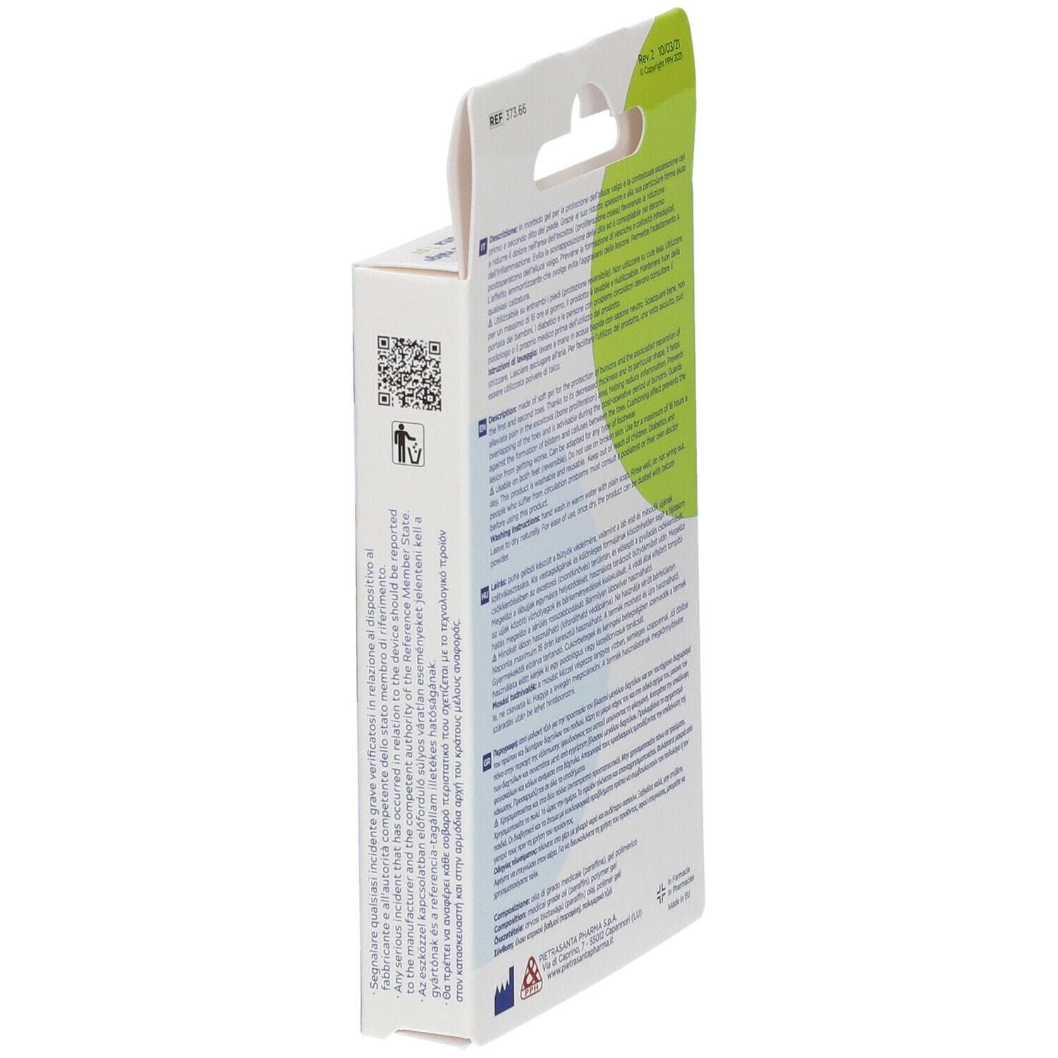 PROTEZIONE MASTER-AID FOOTCARE PER ALLUCE VALGO CON SEPARATORE DITA INTEGRATO 1 PEZZO D9