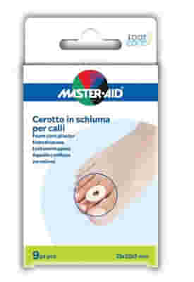 CEROTTO CALLI MASTER-AID FOOTCARE IN SCHIUMA PU 3 MM 9 PEZZI B9