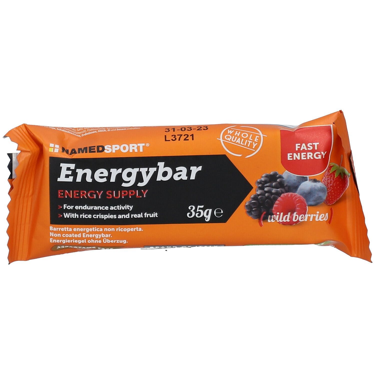 Energybar Fruit Bar Wild Berrie 35 G