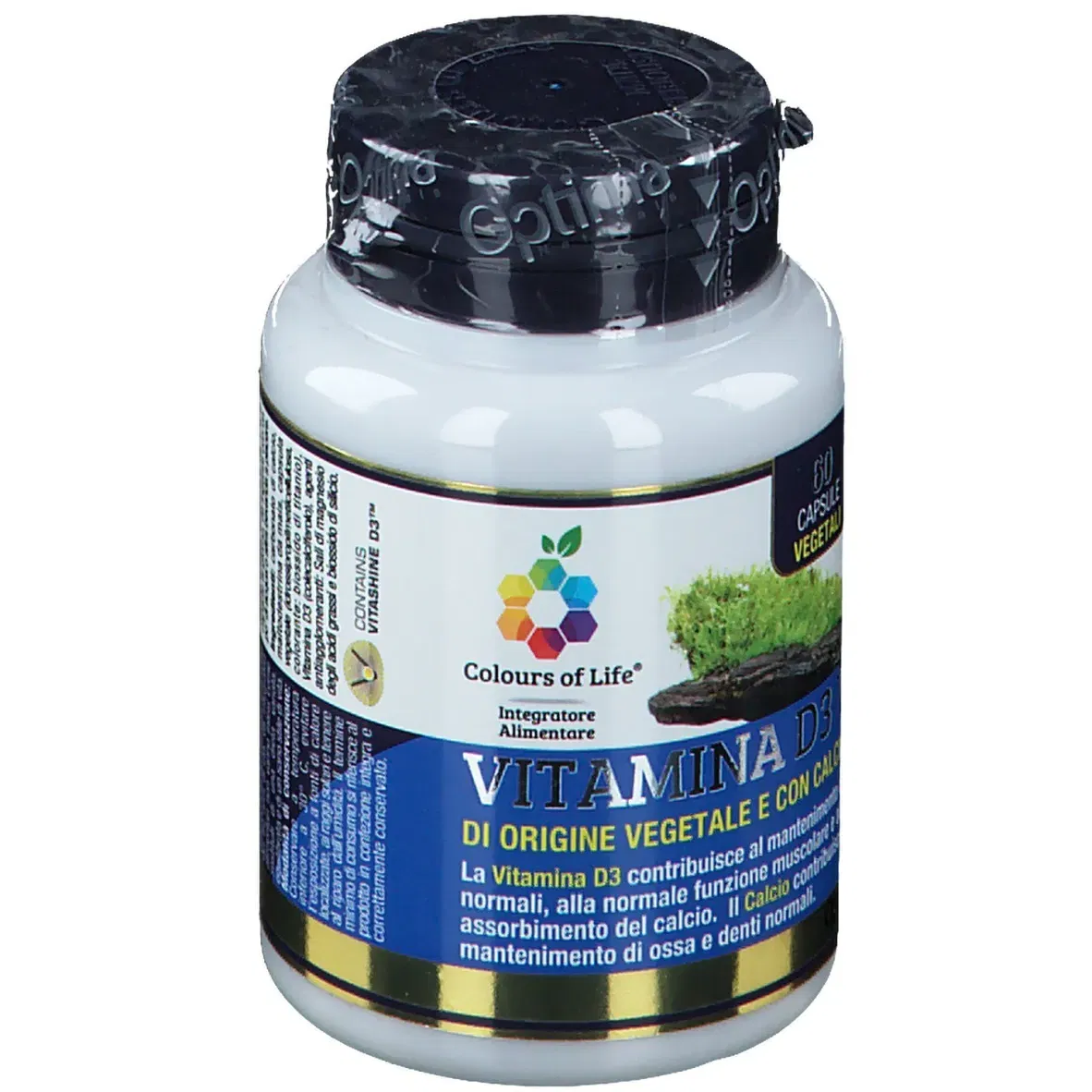 COLOURS OF LIFE VITAMINA D3 VEG 60 CAPSULE 500 MG