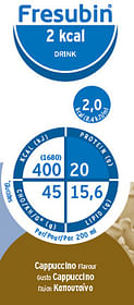 Fresubin 2 Kcal Drink Cappuccino 4 Flaconi X 200 Ml