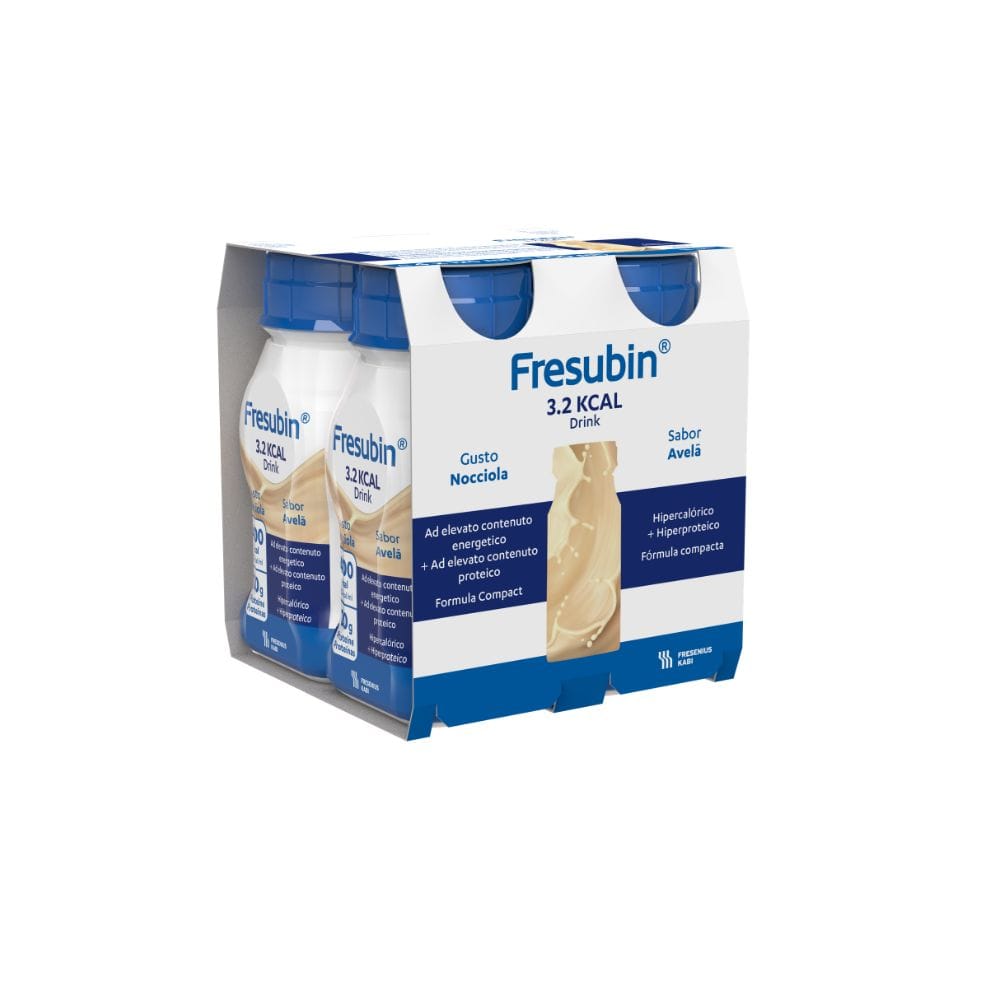 FRESUBIN 3,2 KCAL DRINK NOCCIOLA 4 X 125 ML