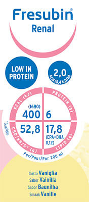 Fresubin Renal Vaniglia 4 Flaconi Da 200 Ml
