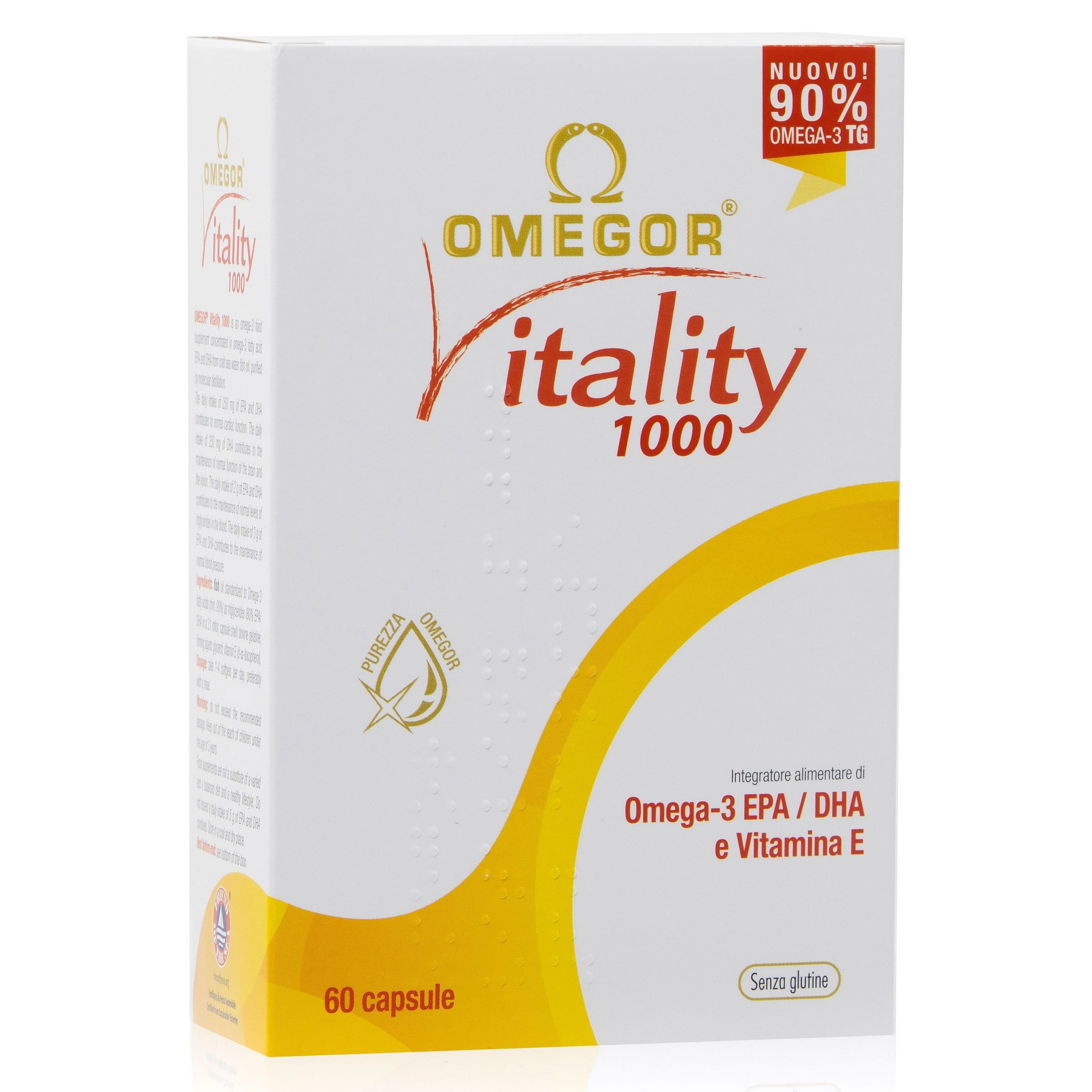 Omegor Vitality 1000 60 Capsule Molli