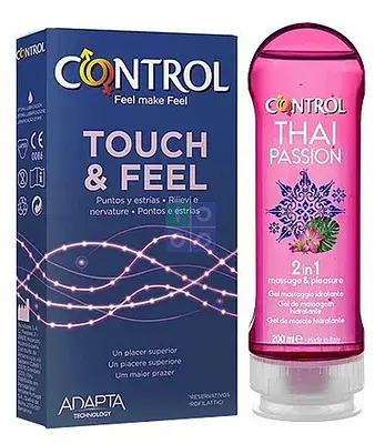 CONTROL KIT TOUCH FEEL GEL THAI PASSION CONTROL KIT TOUCH FEEL GEL THAI PASSION