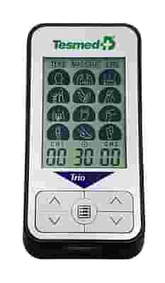 ELETTROSTIMOLATORE TERAPEUTICO TESMED TRIO 6,5 A 2 CANALI E 4 ELETTODI