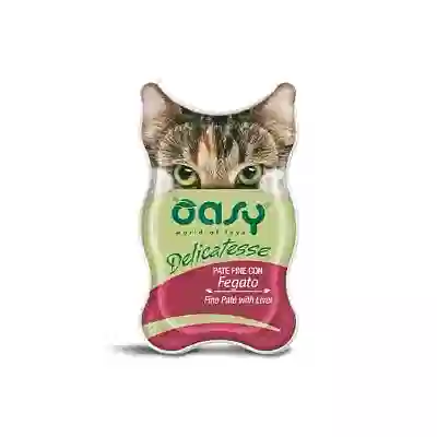 OASY WET CAT DELICATESSE PATE' CON FEGATO 85 G