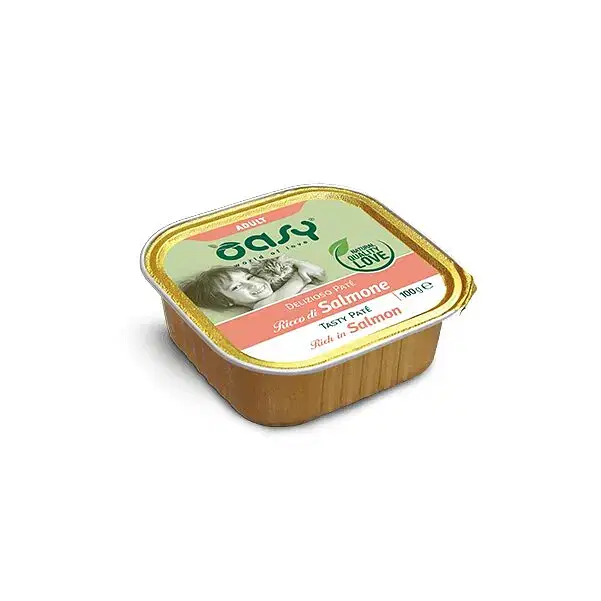 Oasy Wet Cat Delizioso Pate' Salmone 100 G