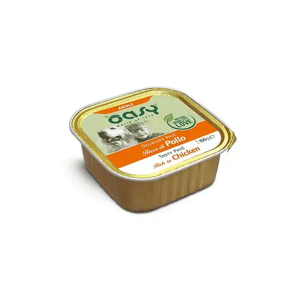 Oasy Wet Dog Delizioso Pate' Pollo 150 G