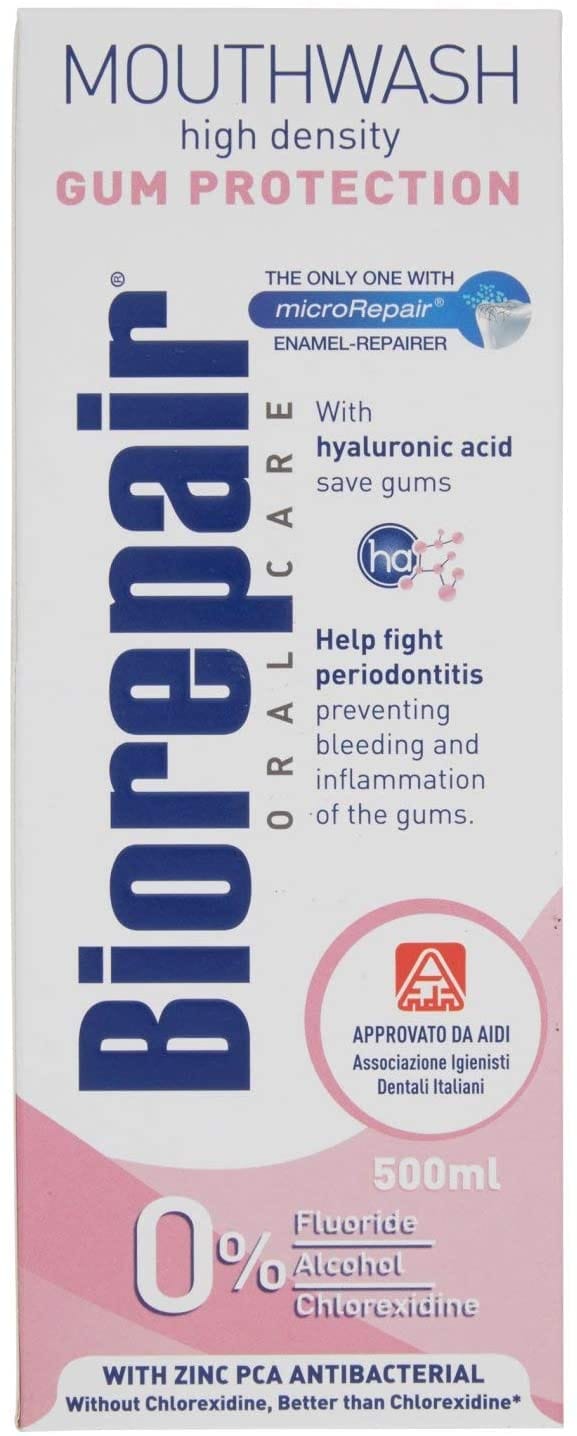 BIOREPAIR ORAL CARE COLLUTORIO ALTA INTENSITA' CON ANTIBATTERICO PROTEZIONE GENGIVE 500 ML