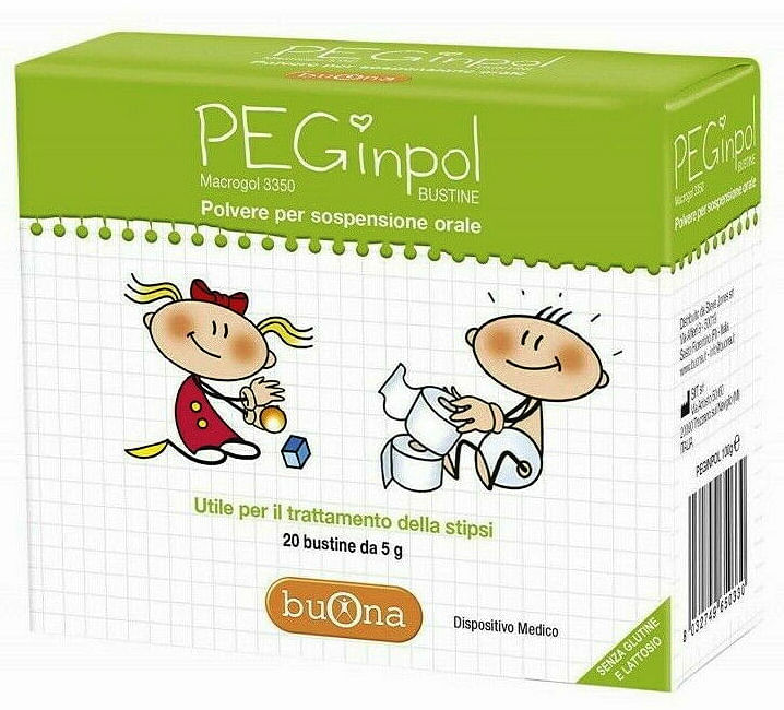 Peginpol Macrogol 3350 Sospensione Orale 20 Bustine