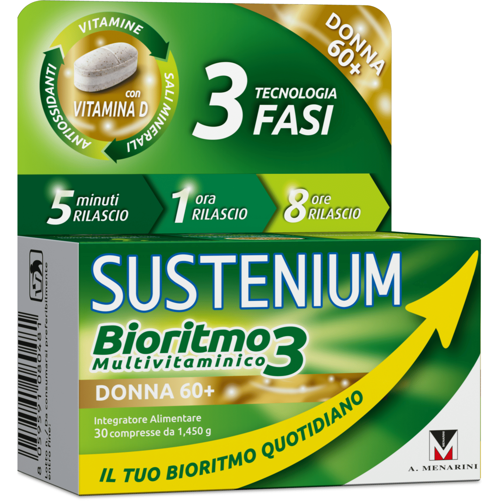 SUSTENIUM BIORITMO3 DONNA 60+ 30 COMPRESSE