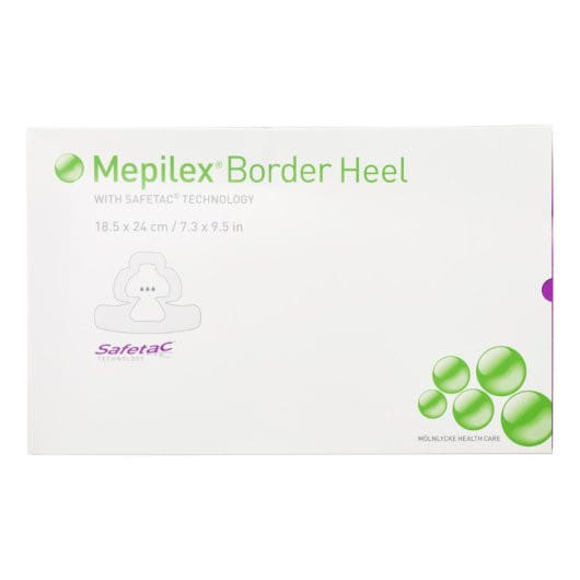 Medicazione In Schiuma Di Poliuretano Mepilex Border Heel 22 X23 Cm 6 Pezzi