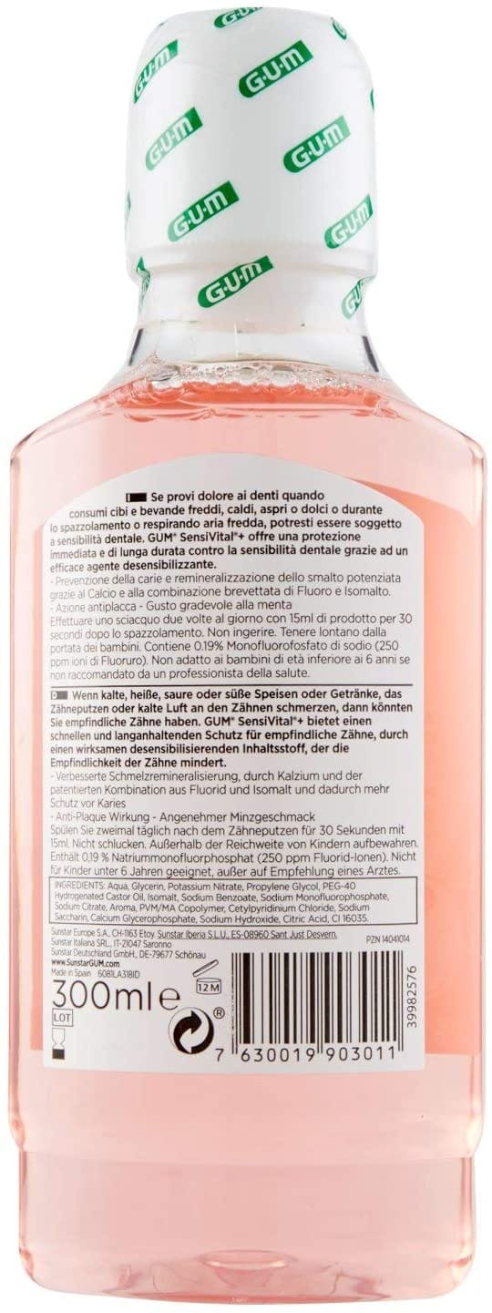 GUM SENSIVITAL + COLLUTORIO 300 ML