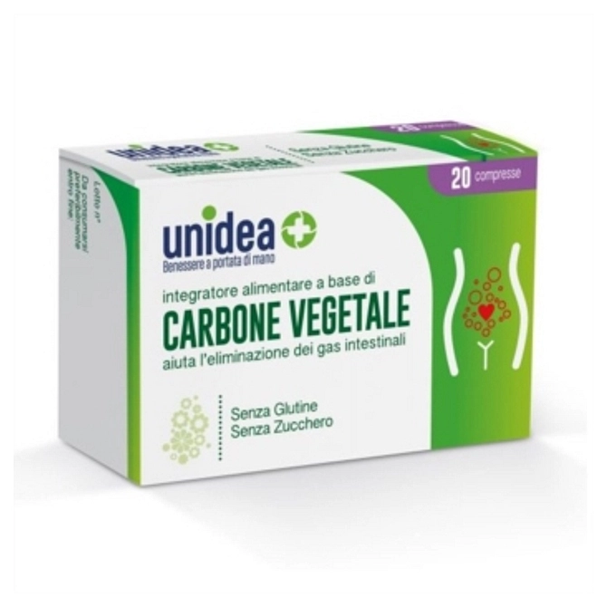 Unidea Carbone Vegetale 20 Compresse