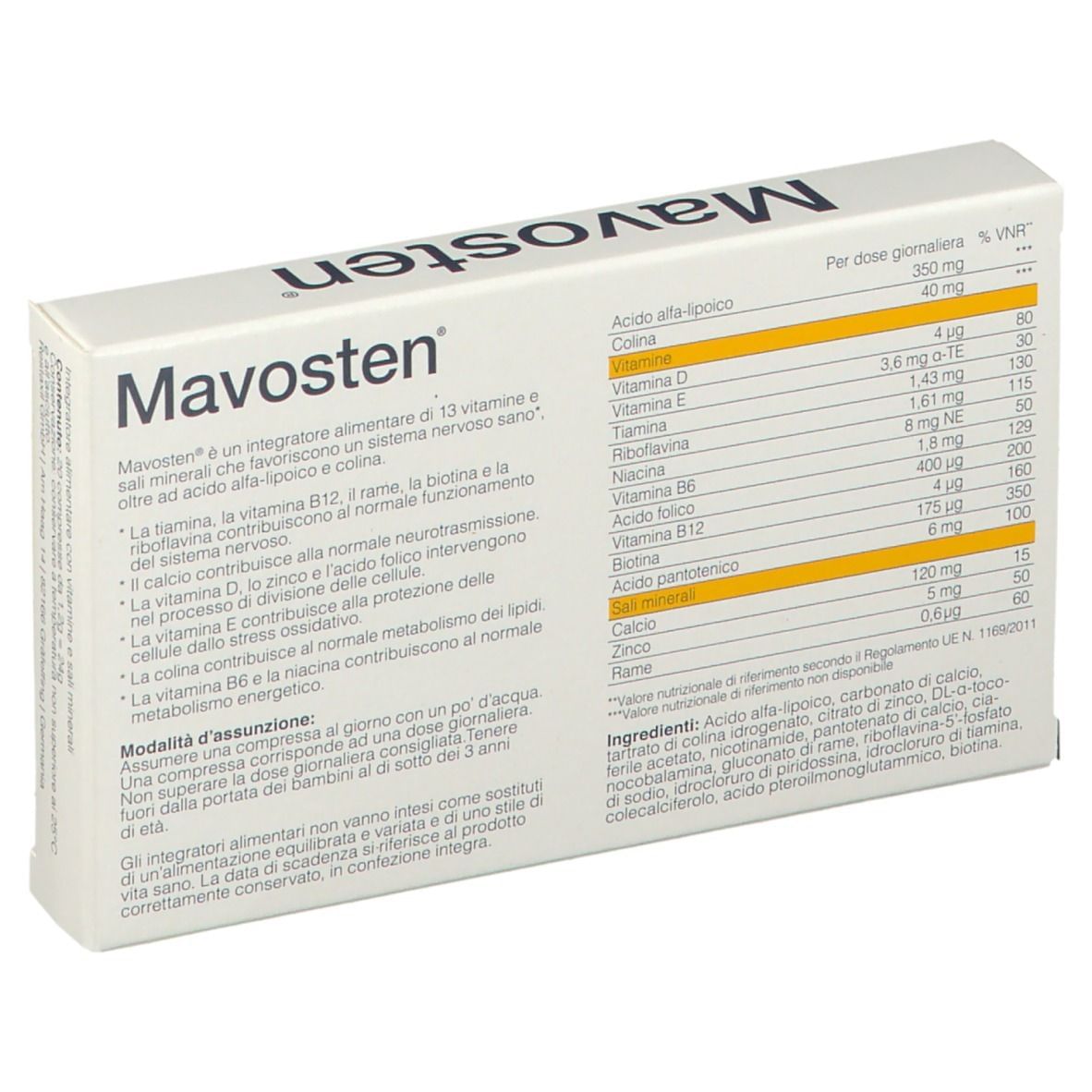 MAVOSTEN 20 COMPRESSE