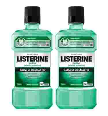 LISTERINE DENTI & GENGIVE GUSTO DELICATO 2 X 500 ML
