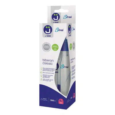 J BIMBI B FREE CLASSIC 260 ML BIBERON IN PP CON CANULA ANTICOLICHE E TETTARELLA IN SILICONE J BIMBI B FREE CLASSIC 260 ML BIBERON IN PP CON CANULA ANTICOLICHE E TETTARELLA IN SILICONE