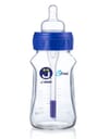 J BIMBI BFREE SUPER GLASS 260 ML BIBERON IN VETRO CON CANULA ANTICOLICHE E TETTARELLA IN SILICONE