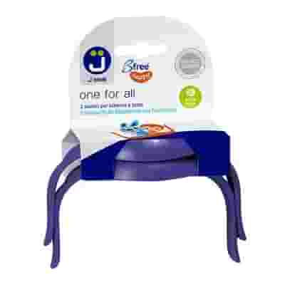 J BIMBI B FREE ONE FOR ALL VIOLA 2 MANIGLIE PER BIBERON E TAZZE