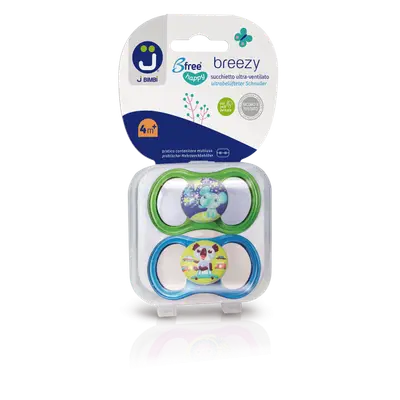 J BIMBI B FREE BREEZY HAPPY 4+ M 2 SUCCHIETTI IN SILICONE VERDE/TURCHESE J BIMBI B FREE BREEZY HAPPY 4+ M 2 SUCCHIETTI IN SILICONE VERDE/TURCHESE
