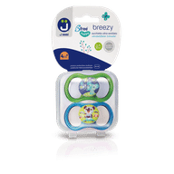 J BIMBI B FREE BREEZY HAPPY 4+ M 2 SUCCHIETTI IN SILICONE VERDE/TURCHESE
