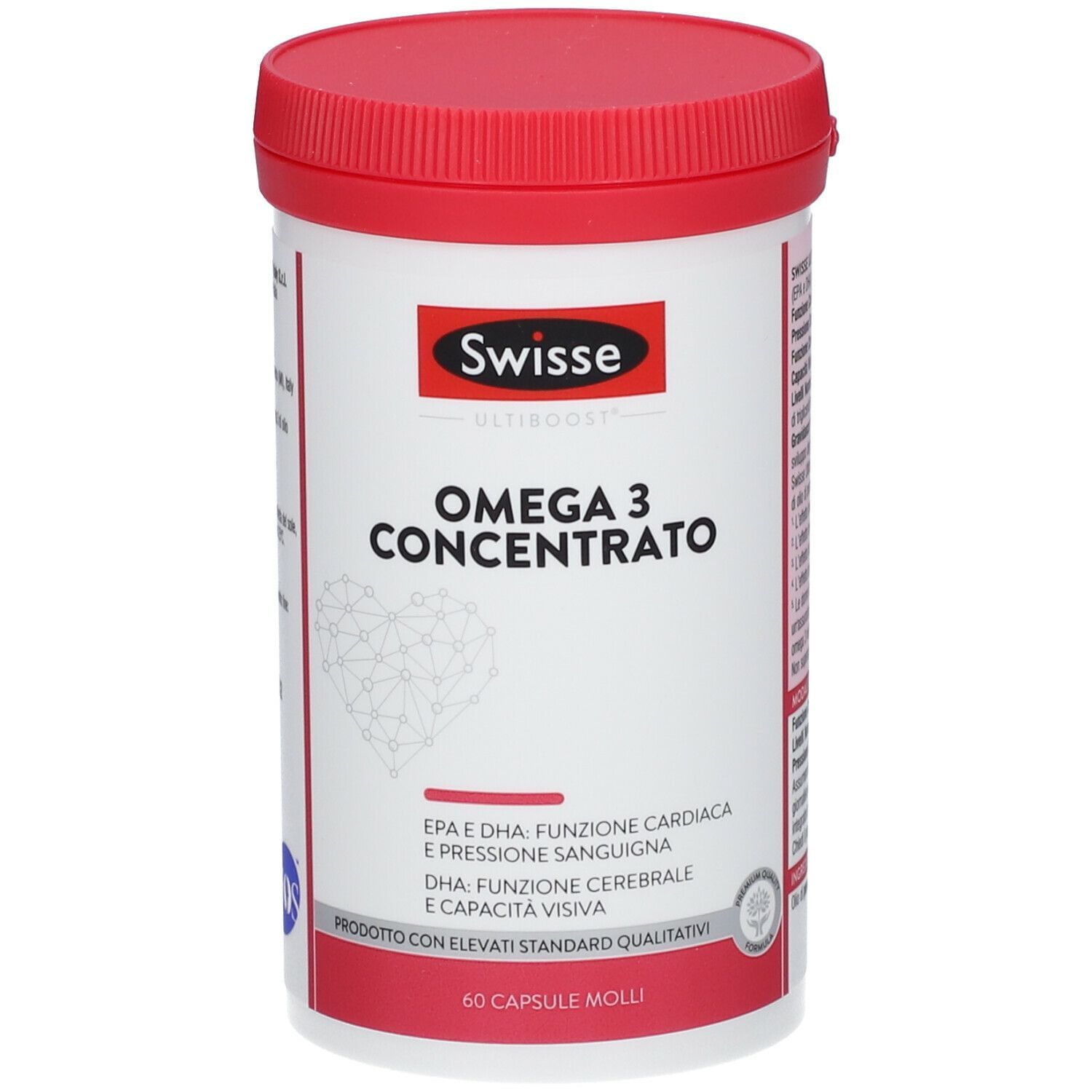 SWISSE OMEGA 3 CONCENTRATO 60 CAPSULE MOLLI DA 2440 MG