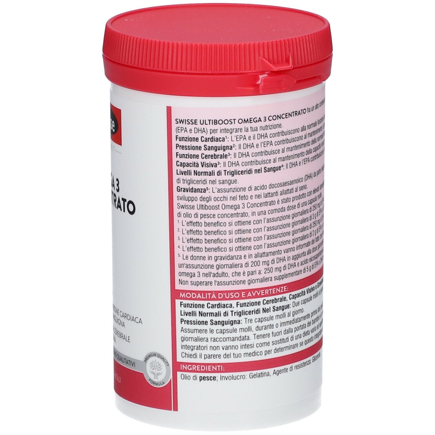 SWISSE OMEGA 3 CONCENTRATO 60 CAPSULE MOLLI DA 2440 MG