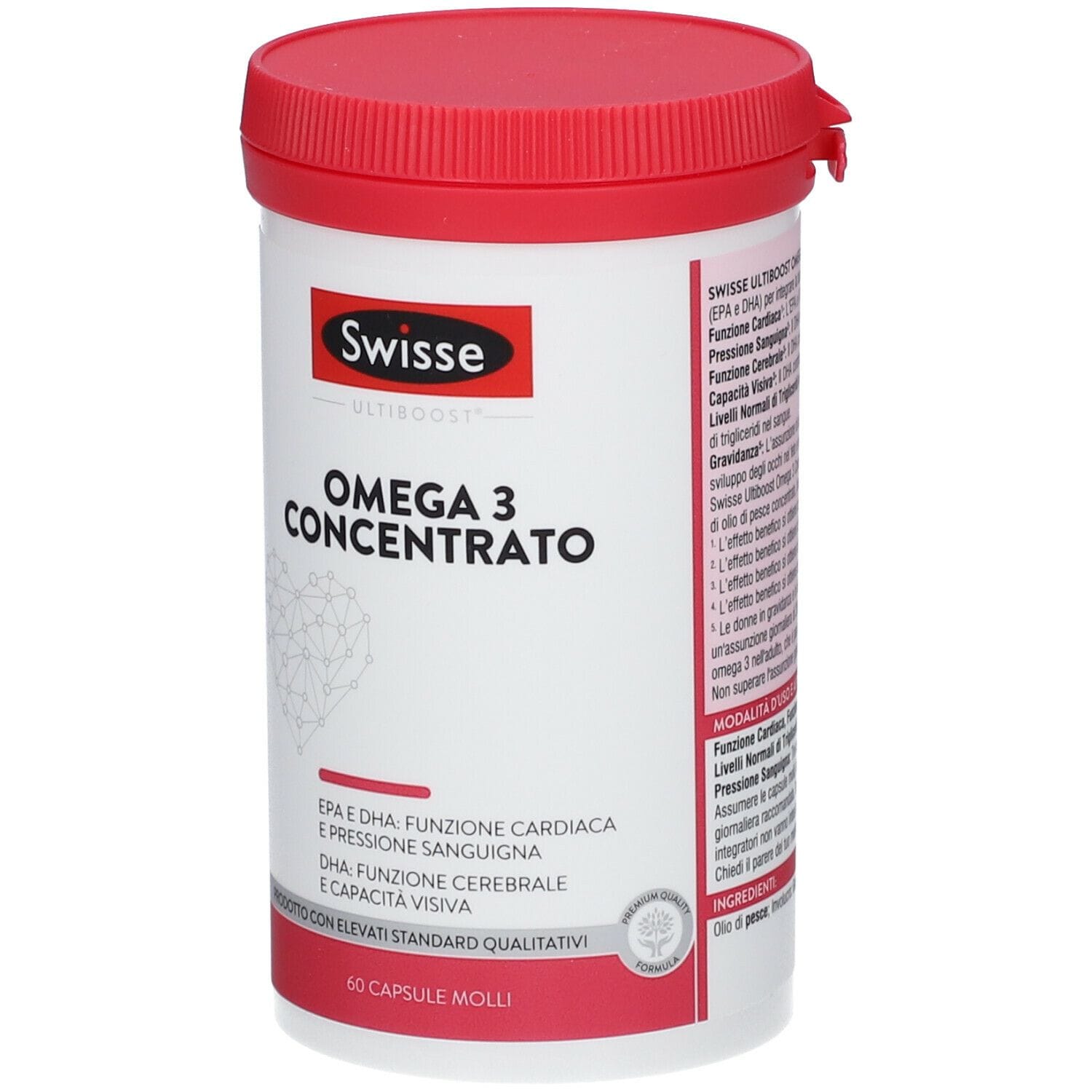 SWISSE OMEGA 3 CONCENTRATO 60 CAPSULE MOLLI DA 2440 MG