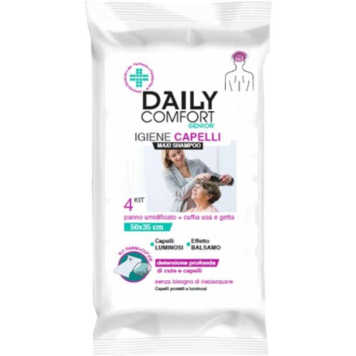 Daily Comfort Senior Panni Shampoo 4 Pezzi