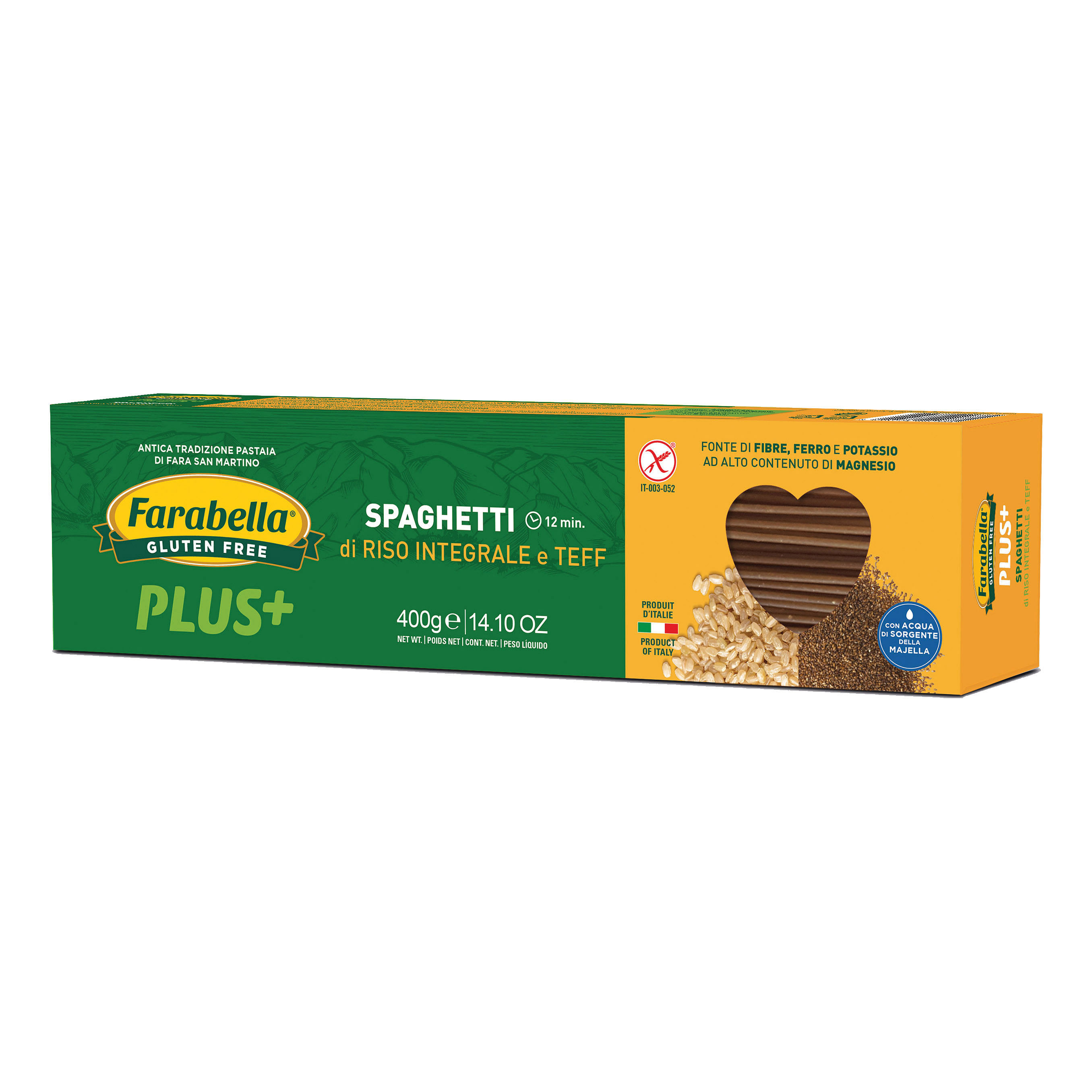 Farabella Spaghetti Riso Integrale E Teff 400 G