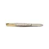 FIDEM PINZA PUNTA ORO OBLIQUA B17