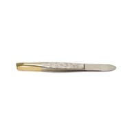FIDEM PINZA PUNTA ORO OBLIQUA B17